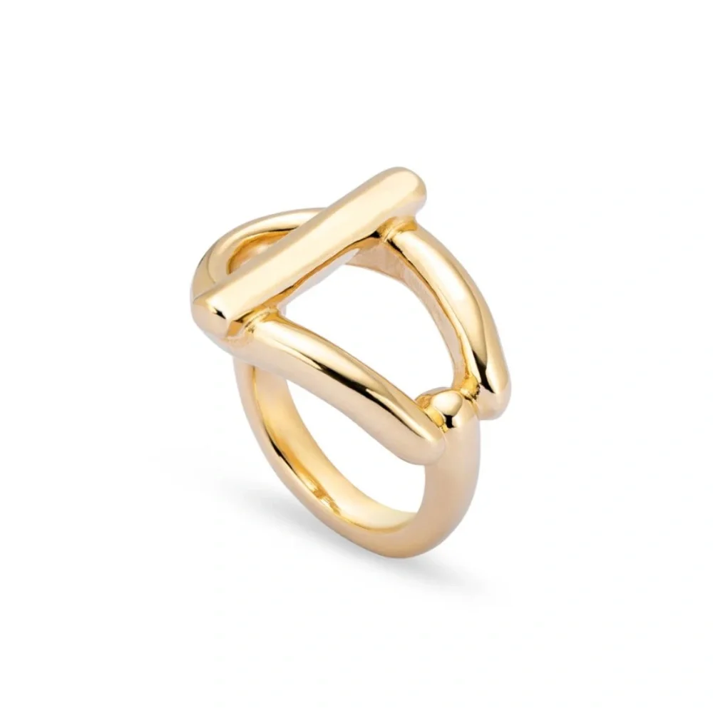 Uno de 50 youthful linked shaped ring - Picture 3 of 10